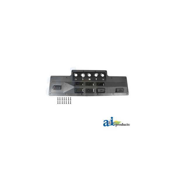 Bezel W/ Air Louvers; Black 33" x12" x2.5"